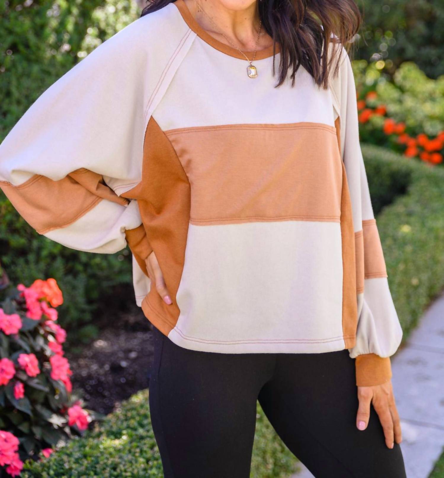Hailey & Co - Status Quo Boxy Long Sleeve Top