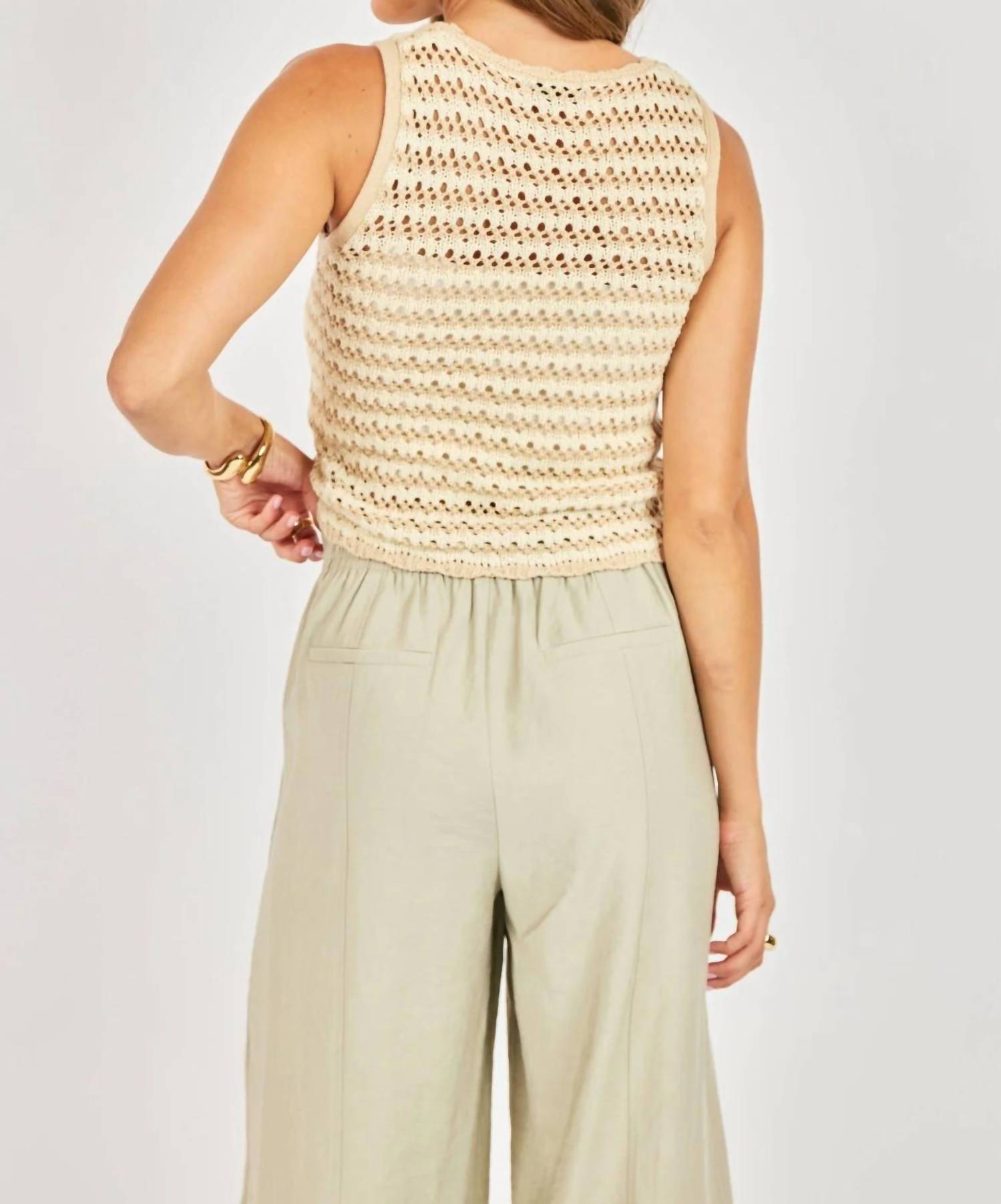 Sadie & Sage - Isabella Sweater Tank Top