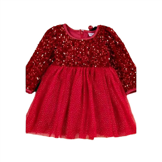 Kidscharm - Girl's Sequin Sparkly Tulle Dress