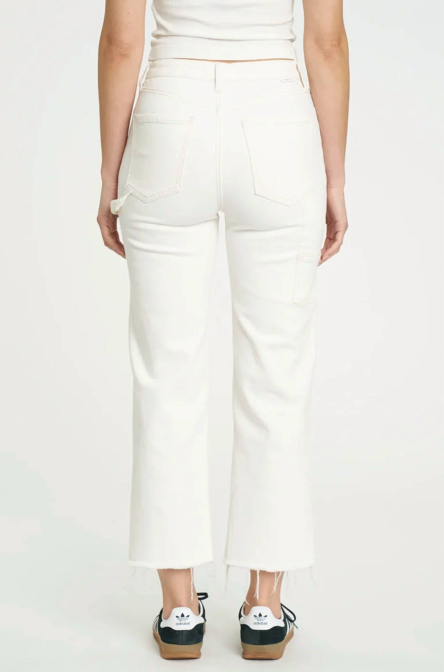 Daze - Sundaze Utility Crop High Rise Straight Crop Jeans