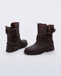 melissa Women's Bang Boots in brown - women's shoe - detail view