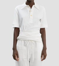 Victoria Beckham - Twist Detail Polo Top