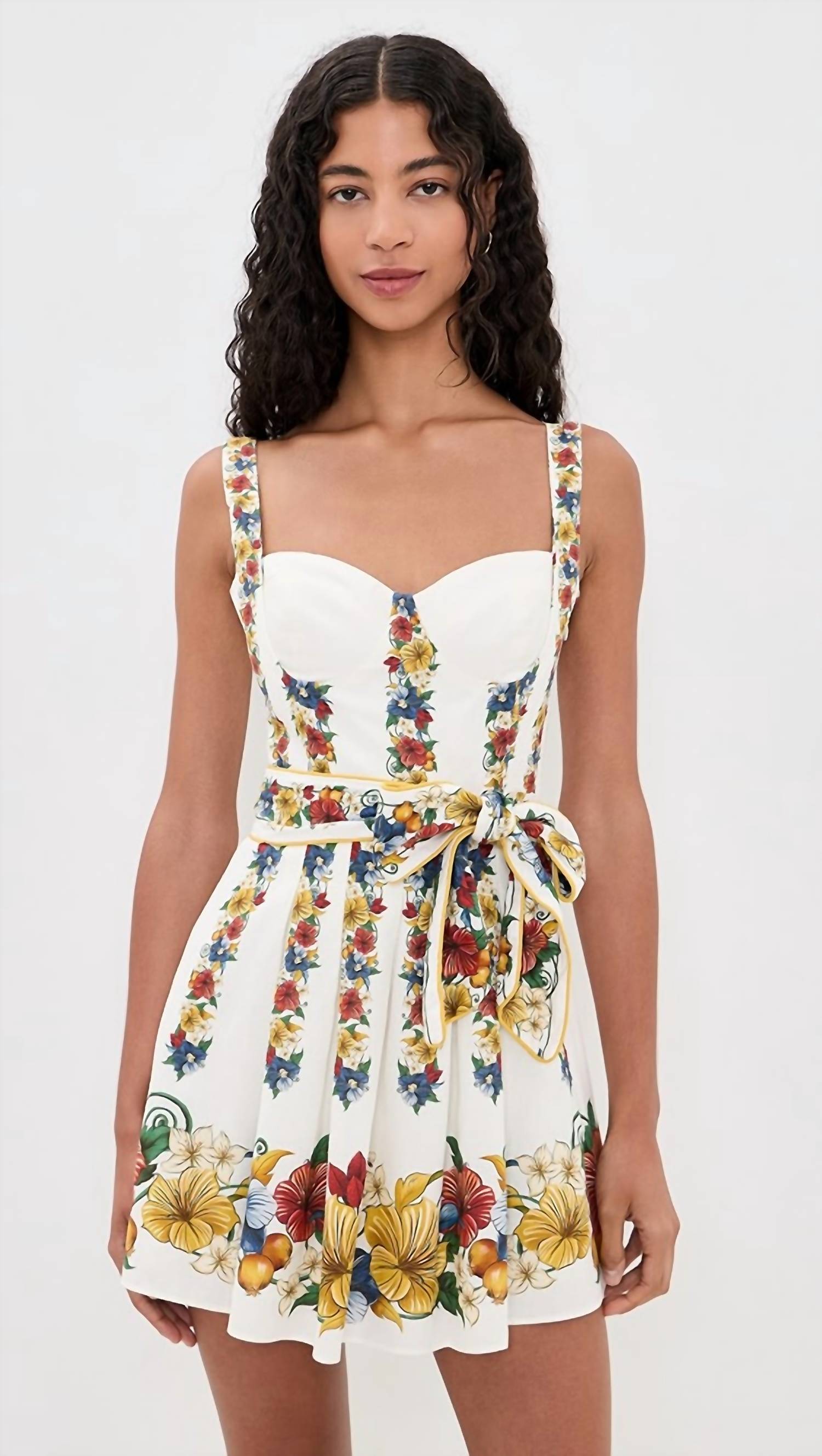 Farm Rio - Tropical Floral Print Minidress