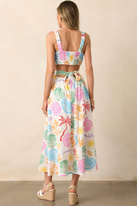 Illa Illa - Tropics Cutout Midi Dress