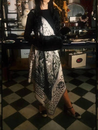 Lanvin - Dragon Silk Midi Dress