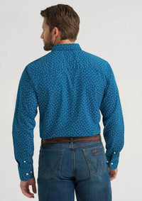 Wrangler - Men's Printed Button Down Shirt