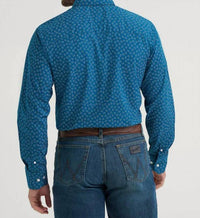 Wrangler - Men's Printed Button Down Shirt
