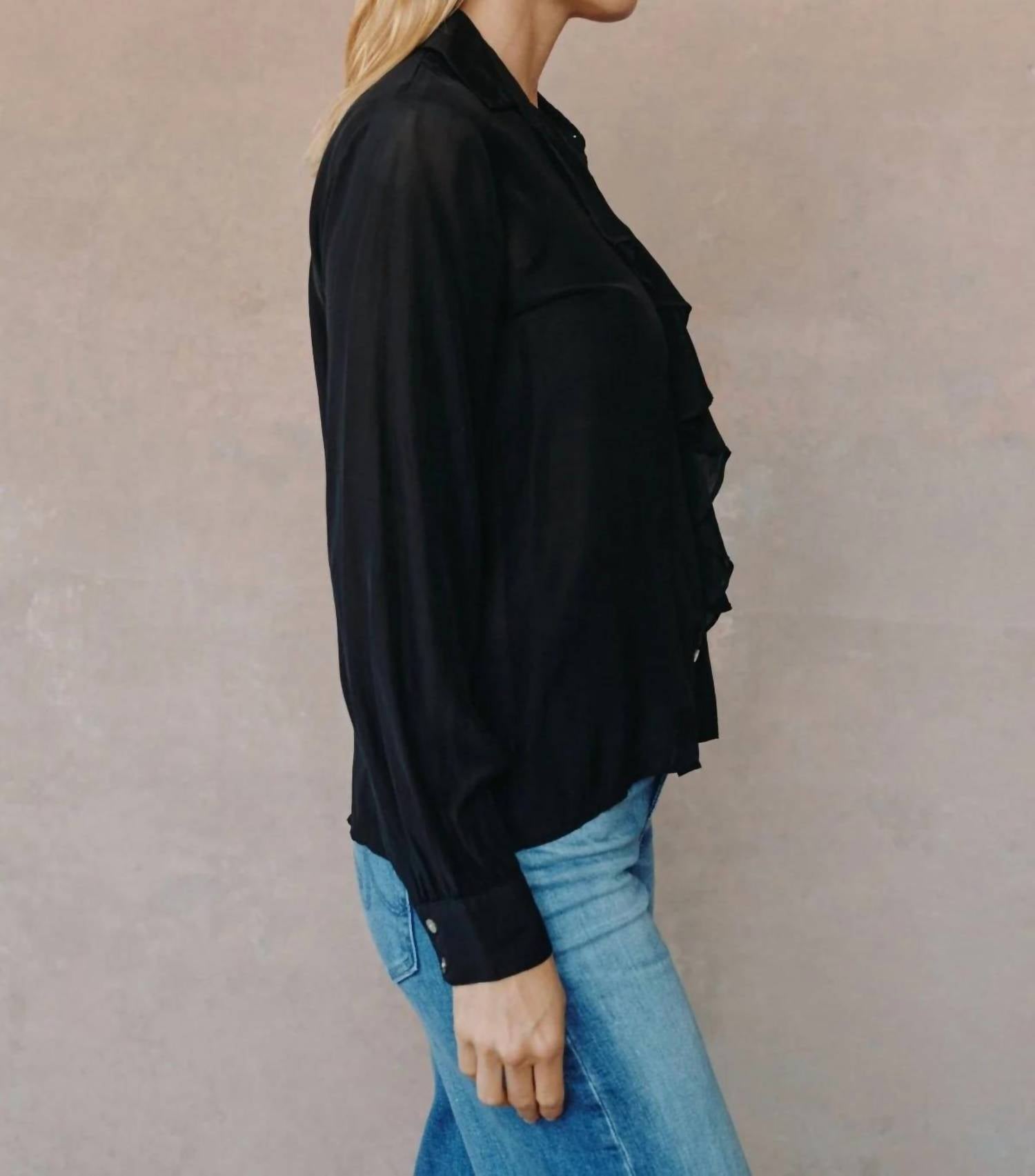 Bella Dahl - Ruffle Front Shirt