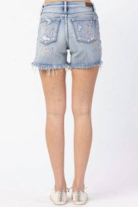 Judy Blue - Color Splash Shorts