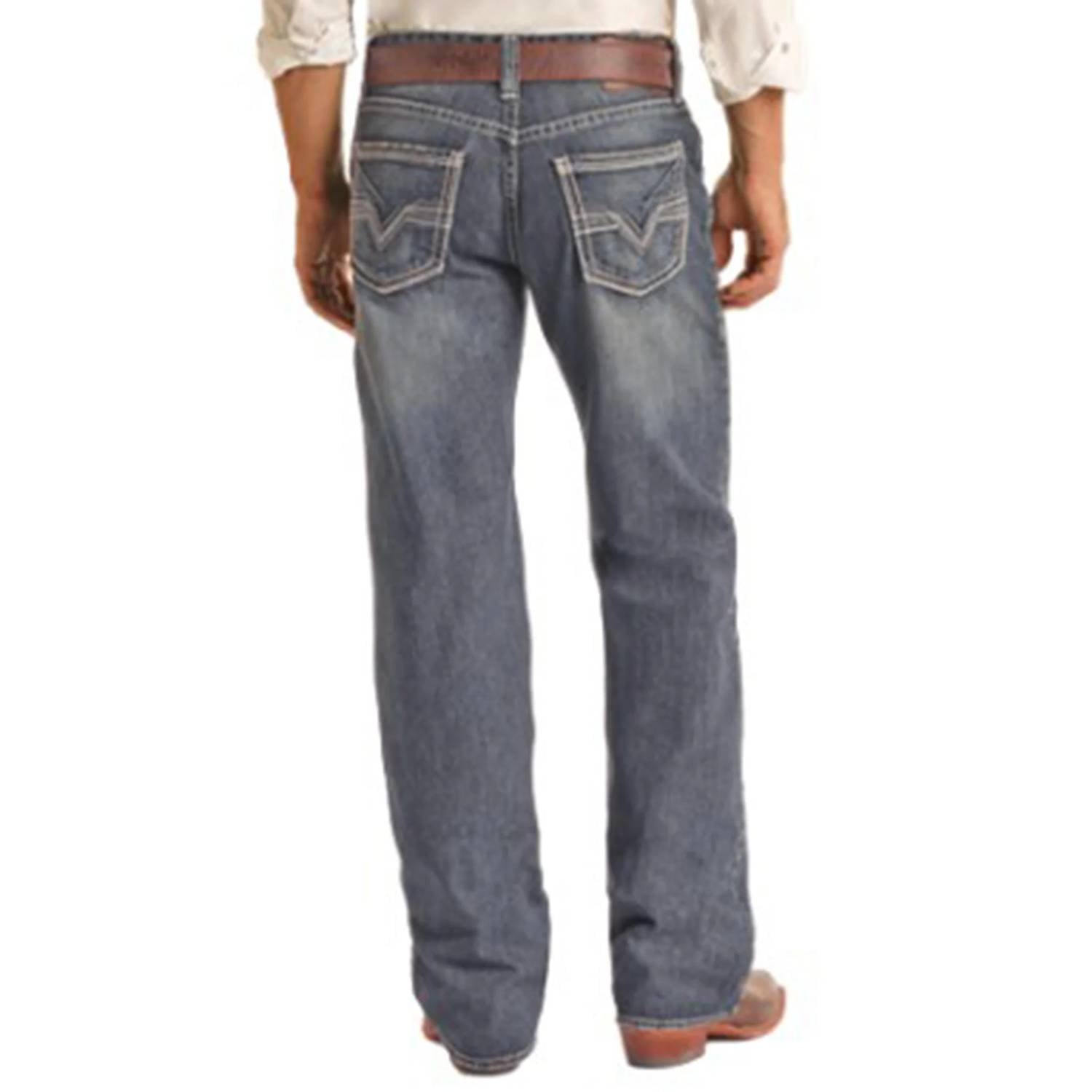 Rock & Roll Denim - Double Barrel Relaxed Straight Leg Jean