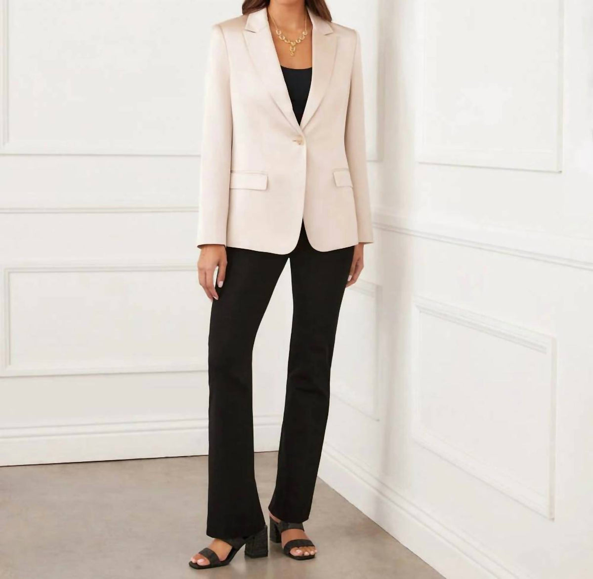 Karen Kane - Tailored Satin Blazer