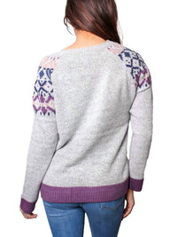 Keren Hart - Jacquard Knit Pullover Sweater