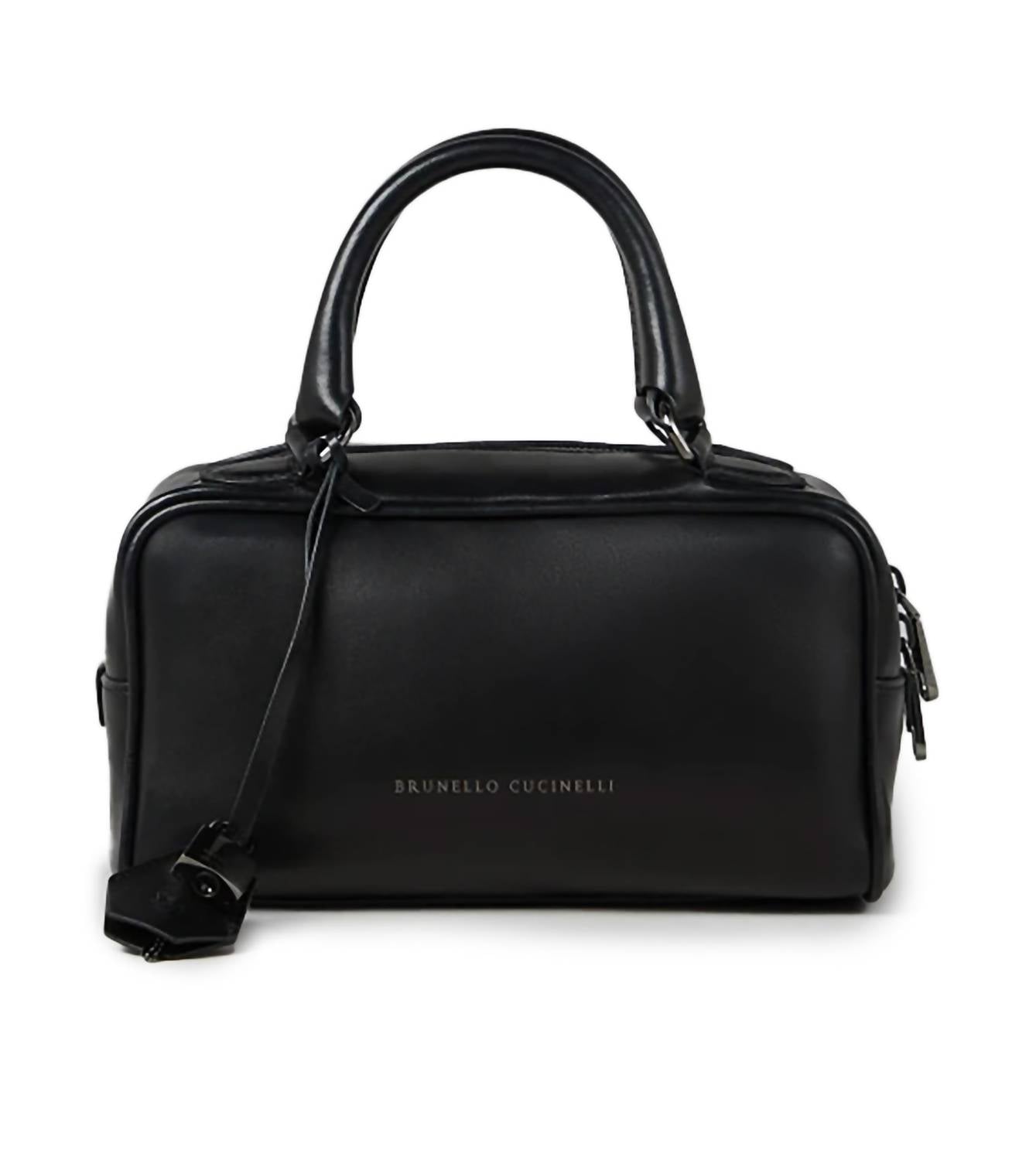 Brunello Cucinelli - Women's Glossy Nappa Boston Top Handle Bag