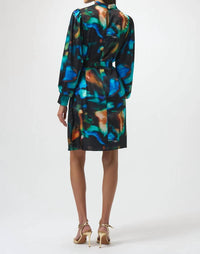 Joseph Ribkoff - Abstract Print Straight Dress