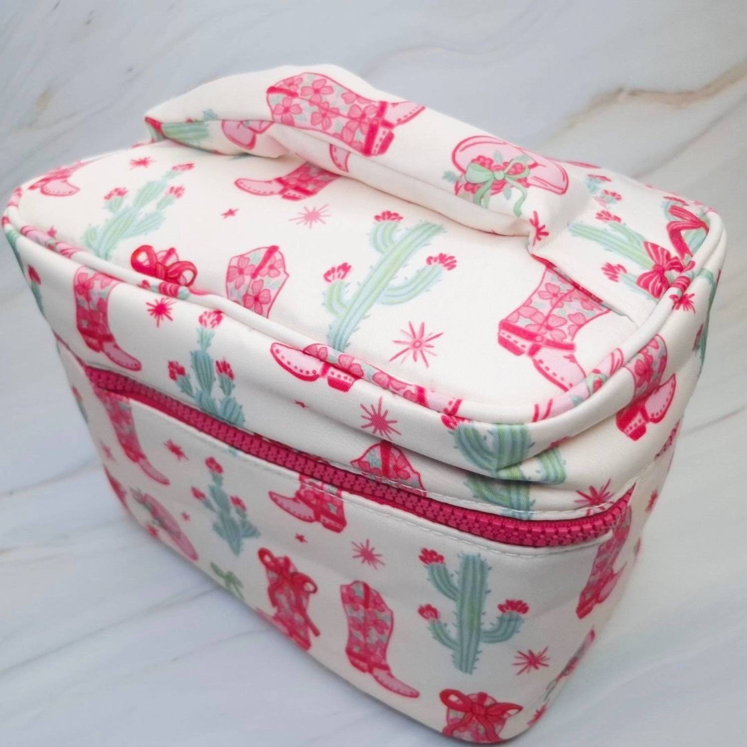 Ellison+Young Women's Western Whimsy Travel Cosmetic Case in multi - women's bag