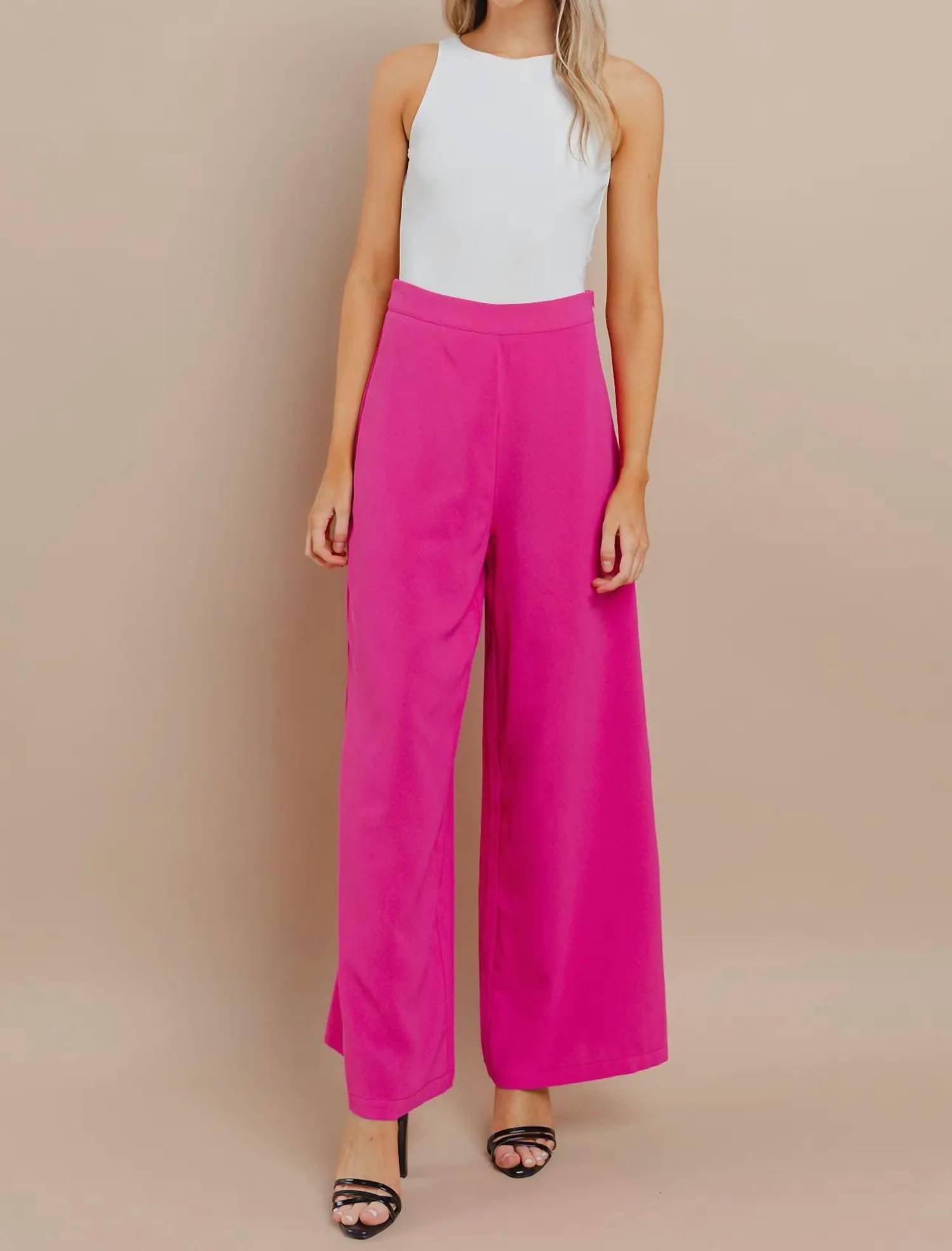 Tcec - Camilla Wide Leg Dress Pants