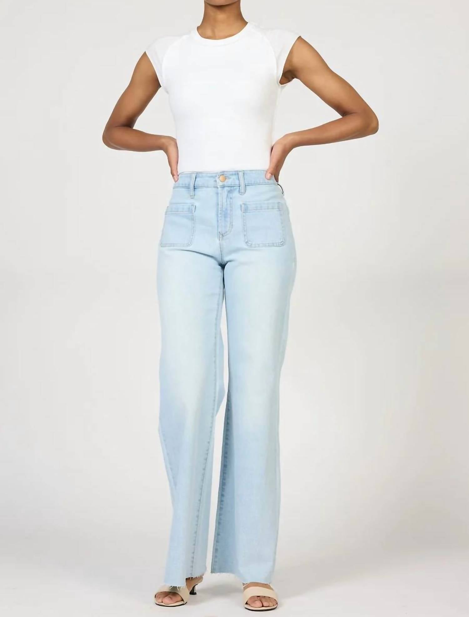 Dear John Denim - Micah Mid Rise Wide Leg Jeans