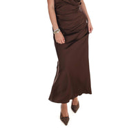 Mable - Satin Luxe One Shoulder Maxi Dress