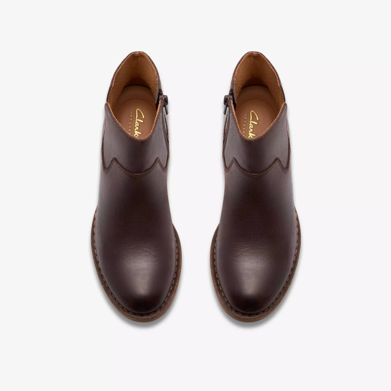 Clarks Women's Kastela Top Boot in brown - women's shoe - view 6