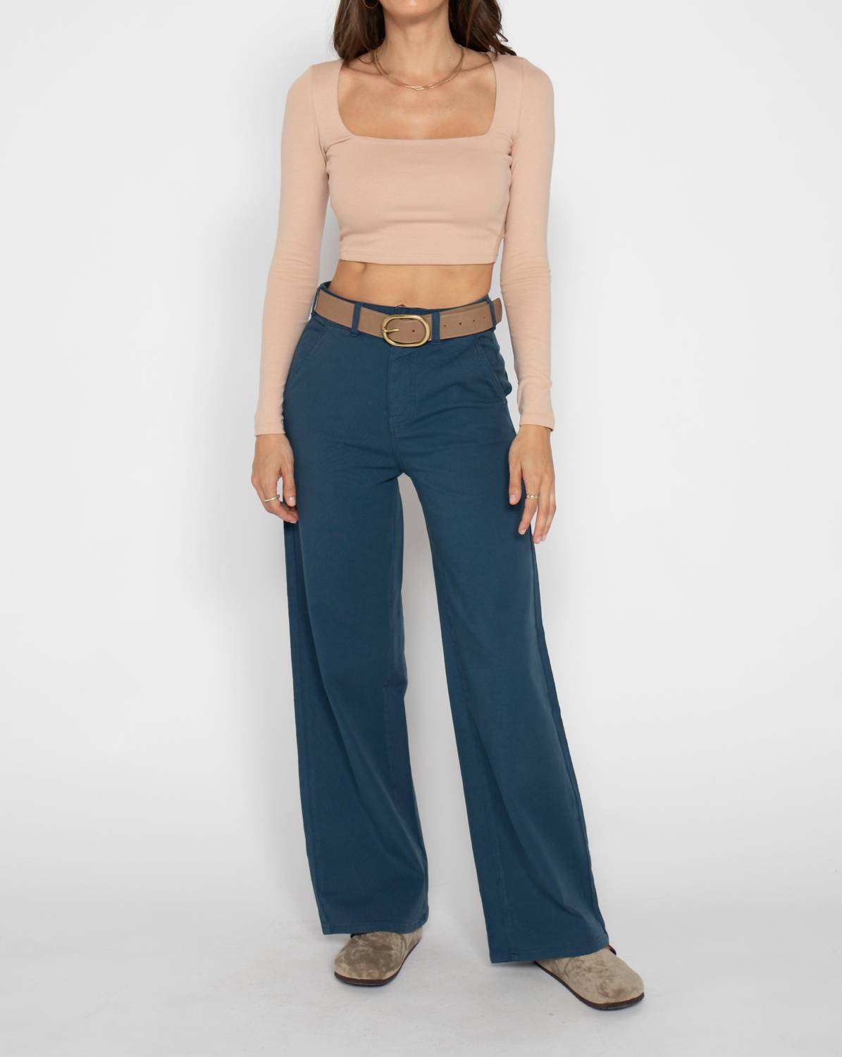Oliver Logan - Flora Stretch High Rise Trouser Pant