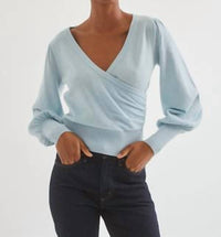 Cara Cara - Ezra Long Sleeve V Neck Top