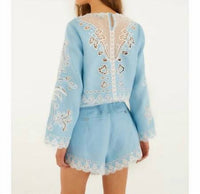 Farm Rio - Romantic Richelieu Blouse