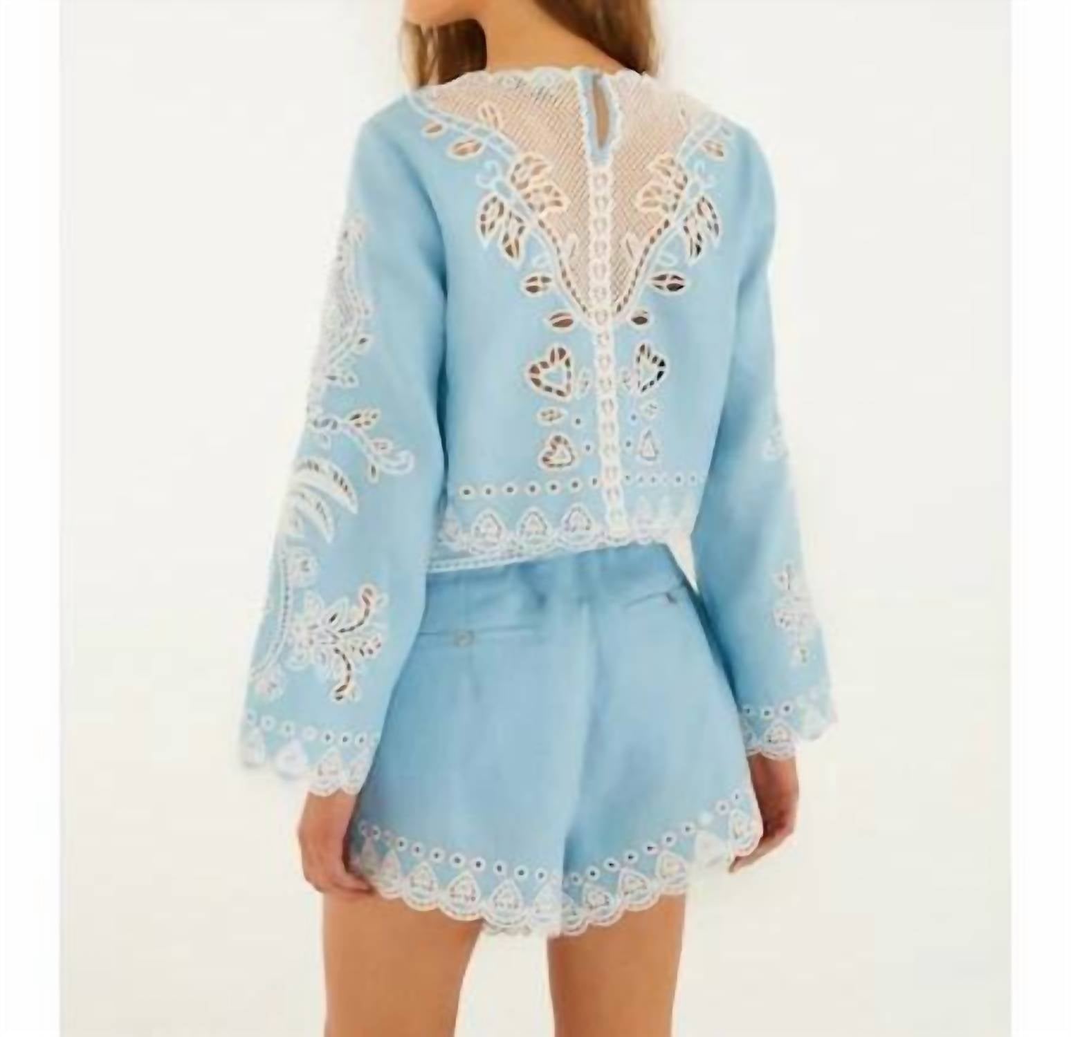 Farm Rio - Romantic Richelieu Blouse