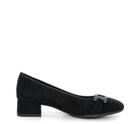 Ara Women's Buckle Block Heel Pump in black - women's heels - view 4