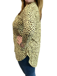 Honeyme - Leopard Tunic Top