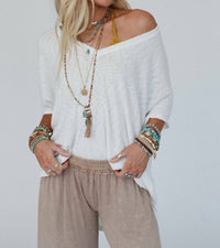 Three Bird Nest - Cayenne V-neck Top