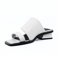 All Black - Women's Angle Mule
