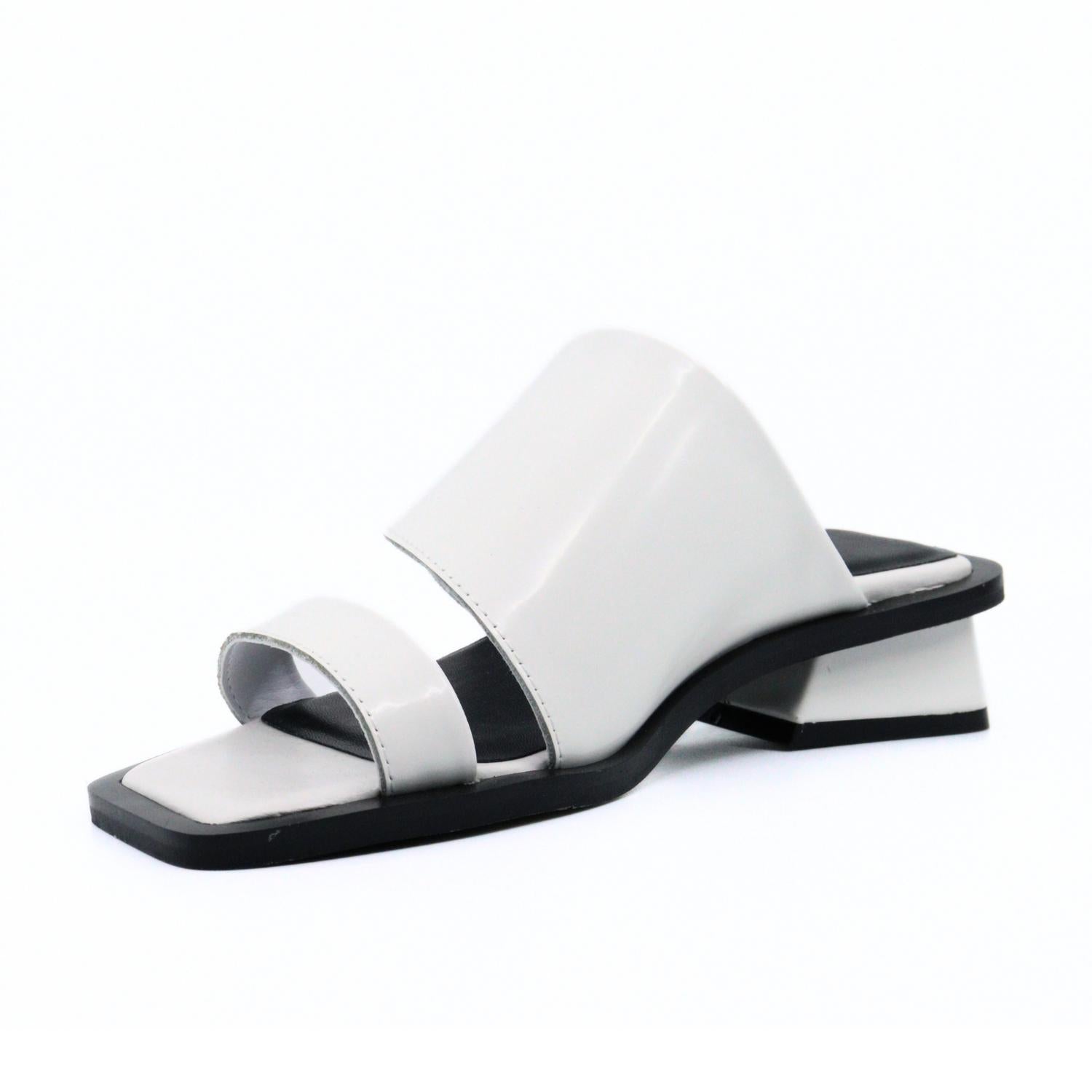 All Black - Women's Angle Mule