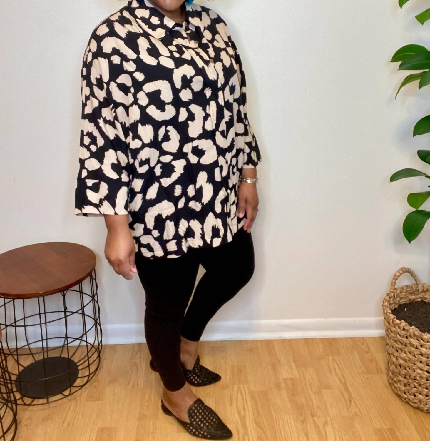 Umgee - Leopard Tiered Top