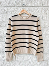 Demylee New York - Quinn Stripe Cotton Sweater