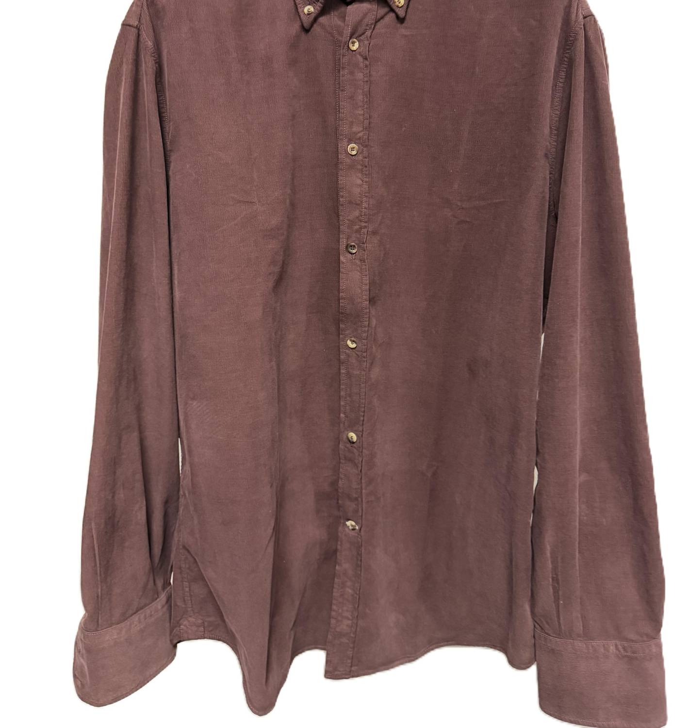 Brunello Cucinelli - MENS FINE CORDUROY BUTTON DOWN SHIRT