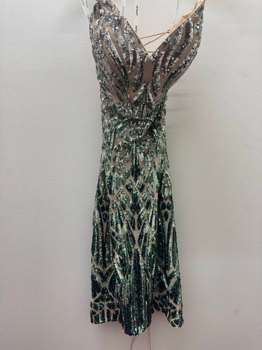 Jovani - Women's Strapless Sequin Cocktail Dress