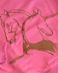 Care Tucker - 90’s Baggy Embroidered Sweatshirt