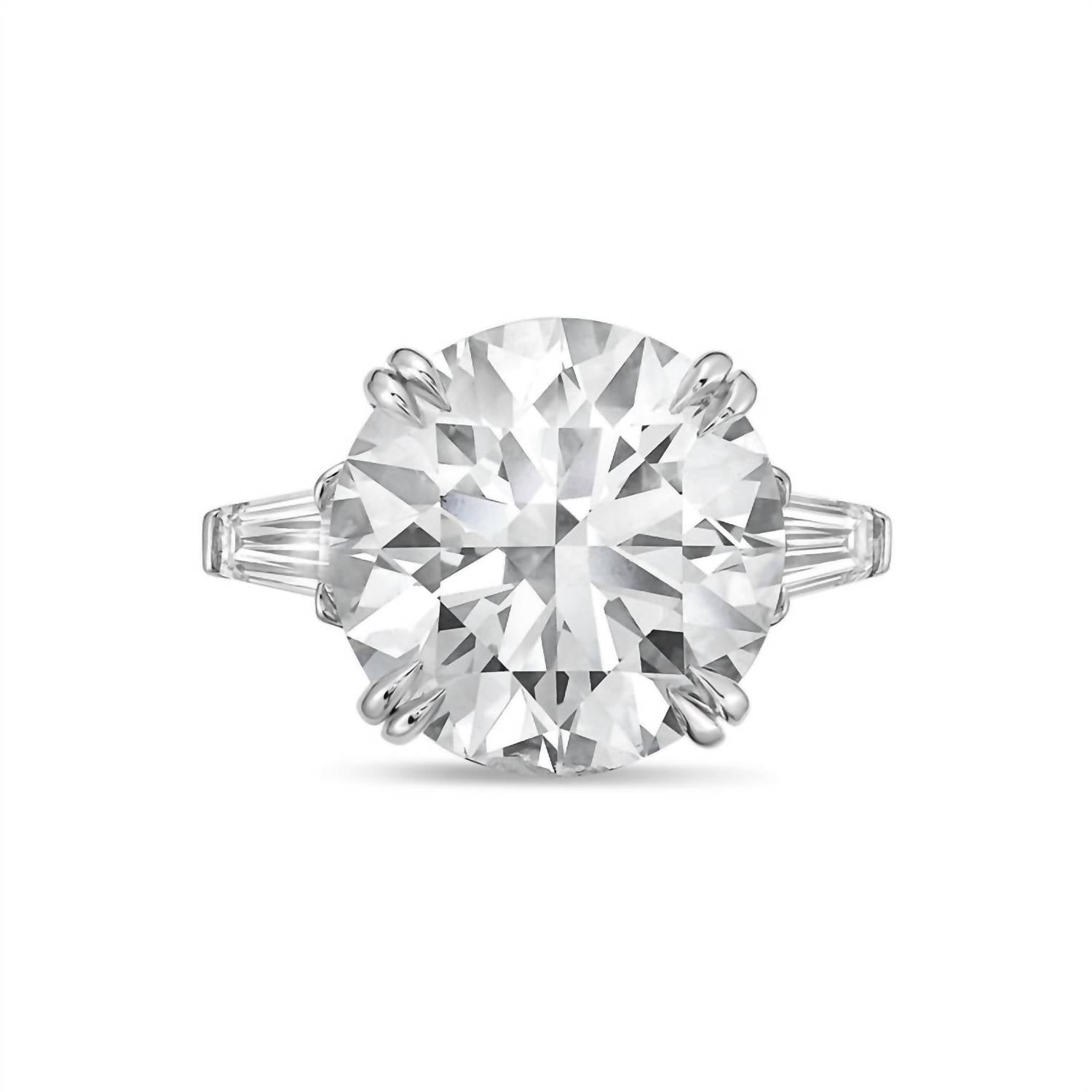 Diana M Jewels - Women's Round & Baguette Lab-grown Diamond Jewelry Ring (3.00 Ct) - Signature