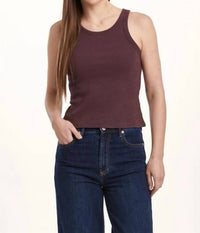 Dear John Denim - Tamia Cropped Racerback Tank Top