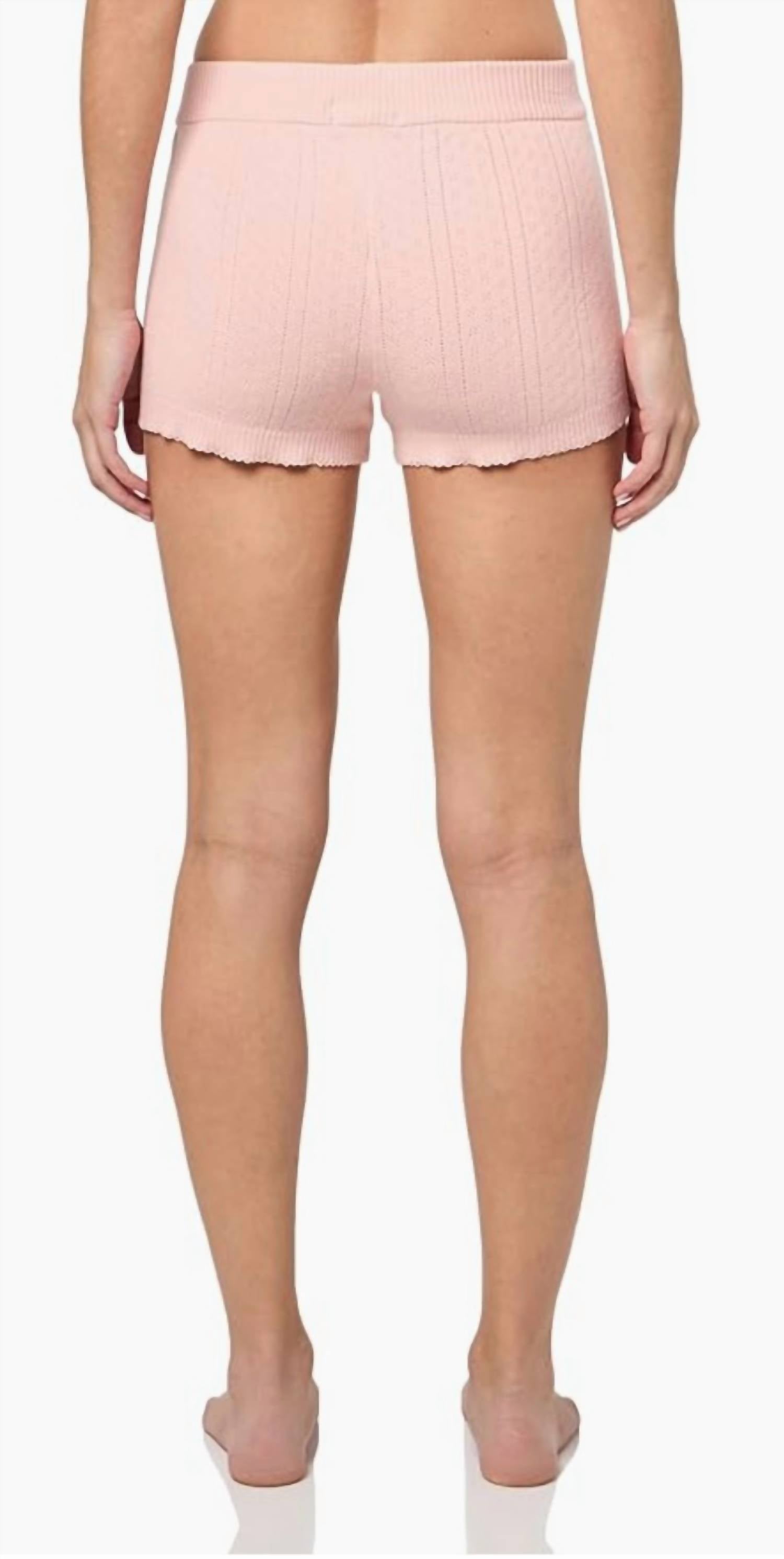 Pj Salvage - sweetheart pointelle shorts