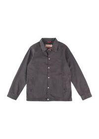 Iron & Resin Men's Coach Jacket in charcoal - men's jacket