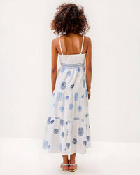 Lilly Pulitzer - ZANNA EMBROIDERED COTTON MIDI DRESS