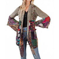Young Threads - Vintage Bohemian Patchwork Jacket