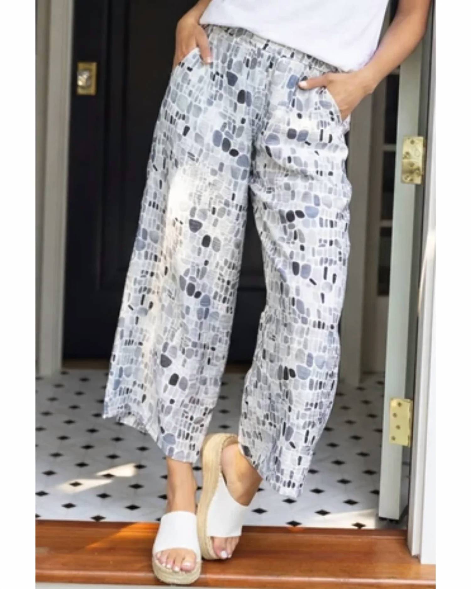 Escape - Regatta Wide Leg Flood Pants