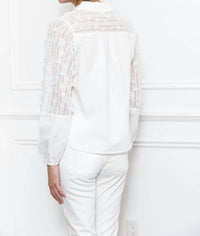 Zero Degrees Celsius - Mix Woven 3D Lace Shirt