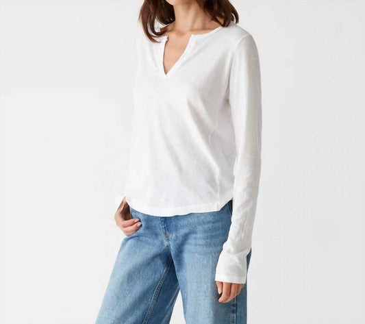 Michael Stars - Hailie Rib Mixed Tee