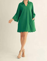 Jodifl Come My Way Dress in kelly green - women's dress