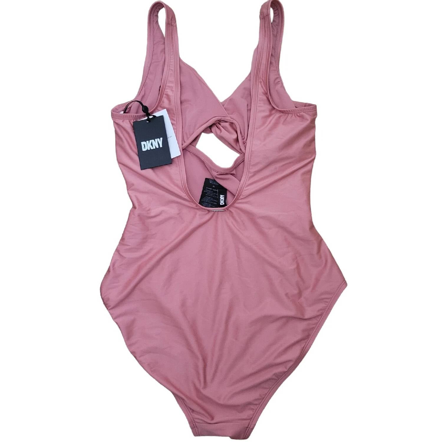 Dkny - Peek-a-boo Twist One Piece Swimsuit