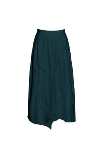 Cynthia Ashby Women's Jade Asymmetrical Skirt in baltic - women's skirt