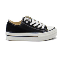 Victoria - Girls' Tribu Canvas Platform Trainers Shoes